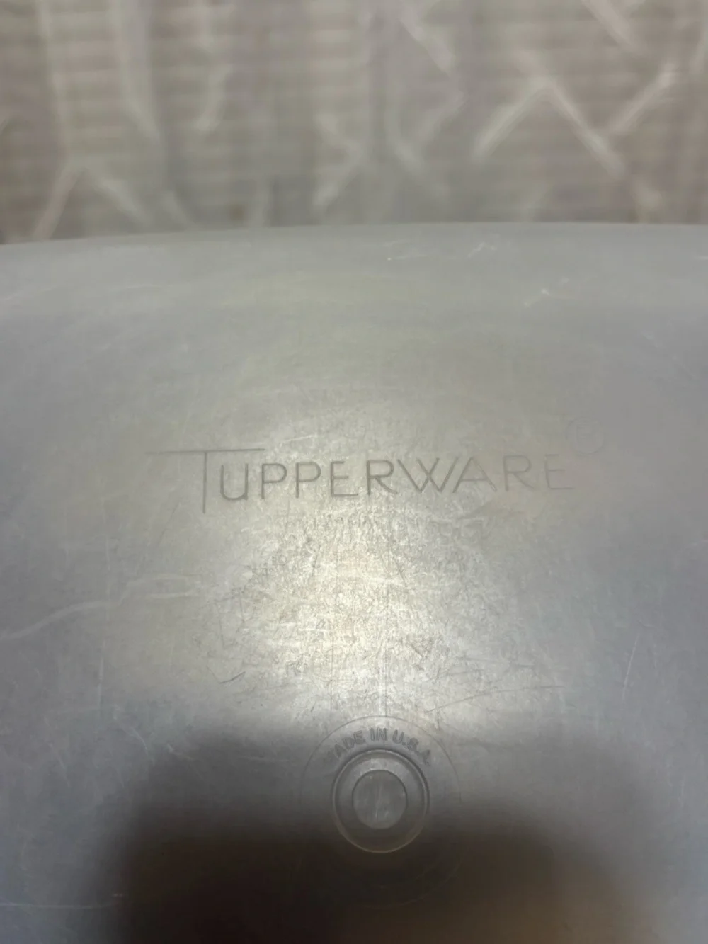 Tupperware 2 section serving tray with lid Vintage 9 x 12